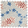 Land & Shore Lorie, Blue Red - Made to Measure Curtains